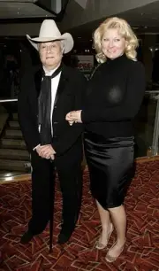 Tony Curtis his wife Jill Vandenberg Curtis arrive Sony Ericsson E- Old Photo 4
