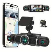 Four Channels Front+rear+left+right Dash Camera For Cars, 360 °rotatable Camera