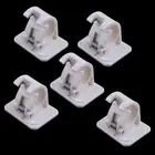 5pcs Self Adhesive Hooks Curtain Rod Bracket Pole Drapery Hook Holders zw