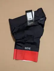 GORE Women's Ardent Short with chamois Size XS X-Small US 0-2 EU 36 Black Red