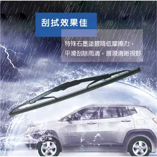 BOSCH 博世 日本海外版超滑順石墨雨刷18+18吋(雙支組) 汽車雨刷 鐵骨雨刷 通用型