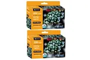 2x Sansai 200 LED Electric Lumini Decorative Christmas String Lights Cool White
