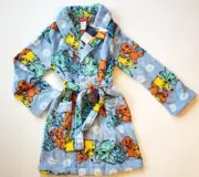 NEW POKEMON BOYS SIZE 10 OR 12 SOFT PLUSH ROBE WITH BELT PIKACHU NWT