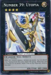 YU-GI-OH NUMBER 39: UTOPIA 1ST ED STARFOIL NM/MINT BP01-EN024