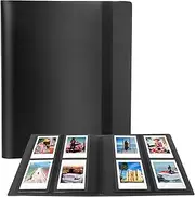 Instax Photo Album, Polaroid Albums 192 Pictures for Fujifilm Instax Mini 11 90 70 50S 26 25 9 8+ 7S Instant Camera, Polaroid Photo Album for Polaroid Snap Z2300 PIC-300P Film & Kpop Photocards, Black