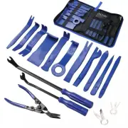 31Pcs Plastic Car Door Panel Trim Removal Tool Kit Audio Radio Pry Molding Plier