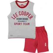 Boy Set Lee Cooper No. 5. Color Grey Gift for Child Of 4 To 14 Years