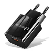 2Pcs 18W QC3.0 USB Super Fast Charging USB Charger Adapter
