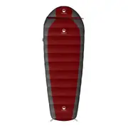 Domex Halo Plus X-Tall -17C Right Side Zipper Down Sleeping Bag Red/Charcoal