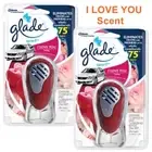 Glade Sport Car Air Freshener Scent I love you Perfume Fragrance Vent Clip 7mlx2
