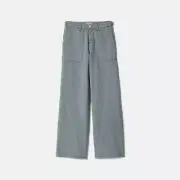 Brixton Jane Utility Wide Leg Pant Size: 26 off White Indigo