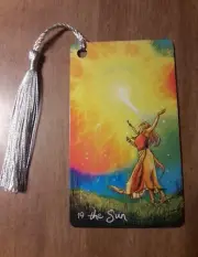 The Sun- Light Seer Tarot Bookmark Oracle Card Art Deck Gift, Purified & Charged
