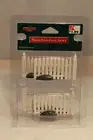 2003 LEMAX COVENTRY COVE PLASTIC PICKET FENCE, SET OF 4