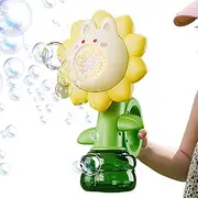 Bubble Machine, Battery Operated Design, 11.02in Colorful Led Lights, Portable Interactive Toy, Colorful Light Feature for Backyard, Games Entertainment, Boys, Girls Fun, Outdoor