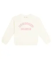 [Bonpoint] Bonpoint Fleurette cotton jersey sweatshirt Y 14 neutrals