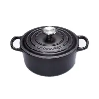 在飛比找Yahoo!奇摩拍賣優惠-法國 LE CREUSET 鑄鐵鍋 LC鍋 20cm 暗夜黑