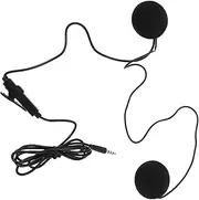 Motorcycle Headset with Microphone Ergonomic Audio System for Calls Voice Navigation and Music Playback Windproof and Noise Reduction Compatible with Helmets
