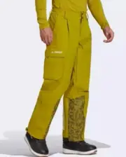 Adidas Terrex 3L PCN Snow Ski Pants Alpine Pulse Olive HC7717 Size XL Mens New