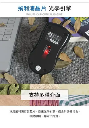 【享4%點數回饋】PHILIPS 飛利浦 靜音有線滑鼠【類膚質塗層 觸感舒適】 光學滑鼠 靜音滑鼠 有線滑鼠 滑鼠 SPK7101