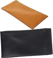 [DEARMAMY] Shrapnel Glasses Storage Bag Case Sunglasses Purse Glasses Strap Eyeglass Foldable Glasses Sleeve Holder Eyewear Glasses Pouch Bag Glasses Holder Small Make up Bag Pu Leather