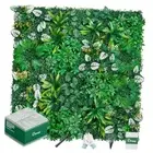 Artificial Hedge Grass Wall, Green Wall Panels 20"x20"(12pcs), Plant Wall,