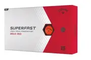 4 PACK Callaway Golf Superfast Bold Golf Balls Red 60 Balls TOTAL