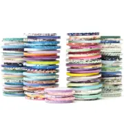Exrta Slim Washi Tape Set Random Patterns 80 Rolls+ Bundle Printed Super Skinny