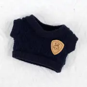 Labubu Baby Clothes 17cm Labubu Cloth Clothes Heartbeat Macaron Vinyl Face Doll Baby Clothes Replacement——style:Single item sweater (blue)