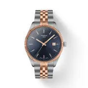 New Tissot Ballade 40mm Quartz Blue Dial Fluted Bezel T1564102204100 A.D.