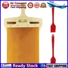 LF# Wooden Pizza Transfer Shovel with 2 Brush Pizza Serving Board Pizza Peel Sho