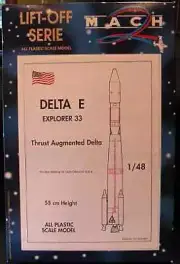 Mach 2 Models 1/48 DELTA E ROCKET Explorer 33