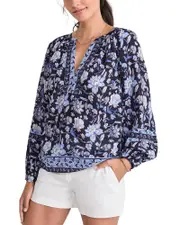 Vineyard Vines Thalia Floral Print Top