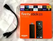 AMAZON FIRE TV STICK LITE STREAM w/ALEXA VOICE REMOTE + OTG USB CABLE FREE SHIP