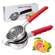 Lemon Squeezer Stainless Steel Citrus Juice Press Squeezer for Lemons and Lim...