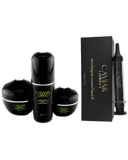 Donna Bella Caviar + Omega 3 Non-Surgical Instant Face Lift + Collagen Restore & Repair 4pc Set