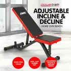 ADJUSTABLE DECLINE INCLINE FLAT HOME GYM WEIGHT BENCH PRESS EQUIPMENT