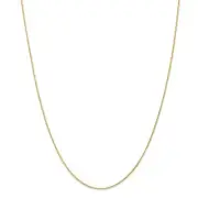 14k Yellow Gold 1.00mm Parisian Wheat Chain Necklace or Bracelet PEN313