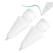 Upgraded Pencil Tips fit for Apple 2nd 1st Gen USB-C iPad Pro 2 Pcs 2 Pcs White