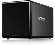 ORICO 4 Bay Enclosure Aluminum Type-C 3.5inch to SATA III Hard Drive Enclosure for Tool-Free Installation HDD SSD Storage Case 4-Bay Storage Up to 64TB - NS400C3
