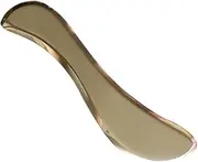 PartyKindom Brass Massage Board Gua Sha Tool Face Skin Massager Portable Scraping Board for Face Neck Legs 1pc