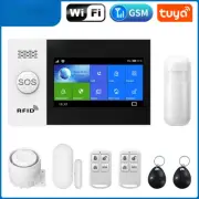Wireless Home WIFI GSM GPRS Burglar Security with Motion Detector Sensor Alarm