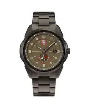 LUMINOX Men Analog Quartz Casual Watch Sport Military Dress Brown Dial Waterproo