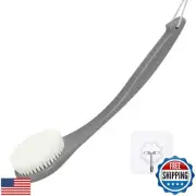 VANZAVANZU Exfoliating Shower Brush Back Scrubbers for Use in Shower, Plastic