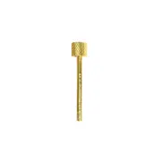 Nail Drill Bit 3/32" Shape Four Week Fill Rotary Cuticle Clean Manicure Gold