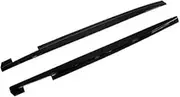 Side Skirts Door Side Wings Spoiler Body Modification Accessories Compatible for BMW 3 Series G20 G28 2020-2023(Bright Black)