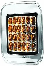 LEDC-348C Crystal Clear LED Front Park Signal Lamp - Pair