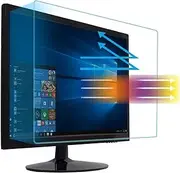 23" Anti Blue Light Anti Glare Screen Protector Fit Diagonal 23" Desktop Monitor 16:9 Widescreen, Reduce Glare Reflection and Eyes Strain, Help Sleep Better (20.08" W x 11.3" H)