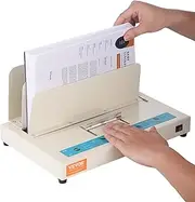 VEVOR Thermal Binding Machine, 500 Sheets Capacity Book Binding Machine, Thermal Book Binder 50mm Binding Thickness A3(Short Edge)/A4/A5 Document, with Infrared Optical Detection
