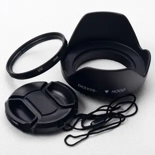 適用于 SONY索尼DSC HX400 HX350 HX300 H400 遮光罩+UV鏡+鏡頭蓋 濾鏡