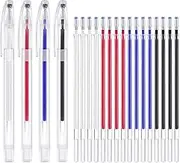Mark On Various Fabric Colors - Vanishing Point Decimo, 24Pcs Thermal Erasable Fabric Marker | 5 Colors Each For Clothing, Crafts, Shoe Printing, EmbroideryVanishing Point Decimo,24Pcs Thermal Erasabl